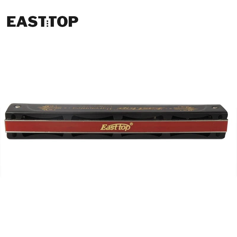 EASTTOP 22 Holes Tremolo Harmonica Key Of C Tremolo Mouth Organ Harmonica With Case For Adults Student Professional Players T22k