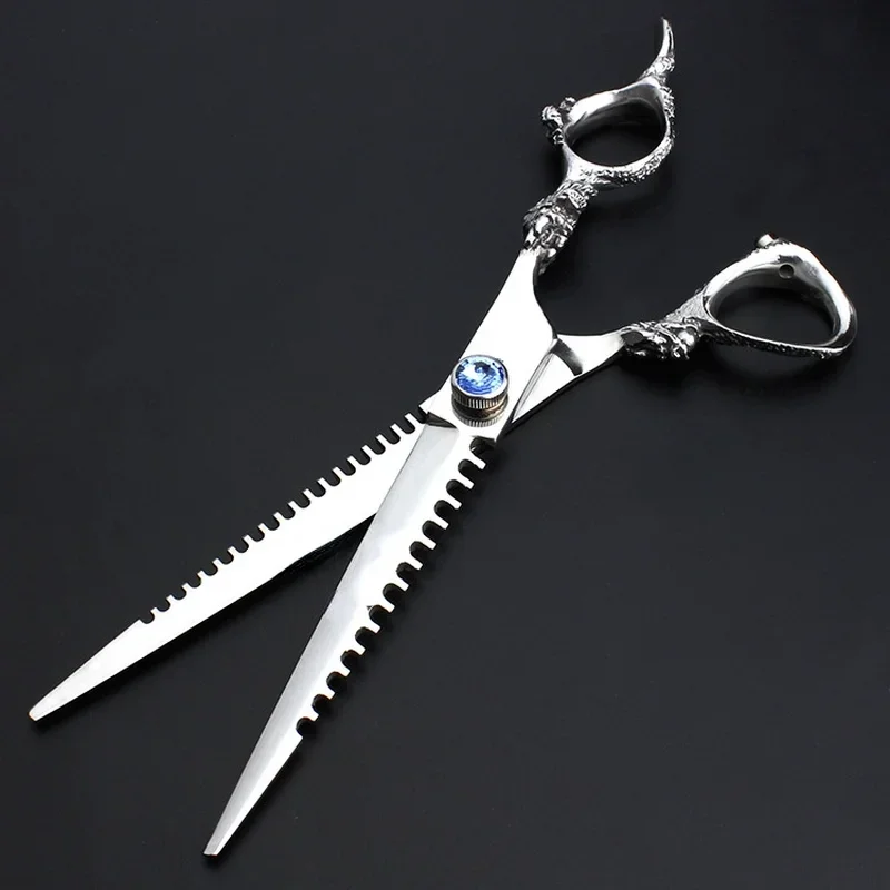 7Inch Professional Hairdressing Scissors Barbershop Hair Cutting Shears Barber Thinning Japan Hair Scissors S2563