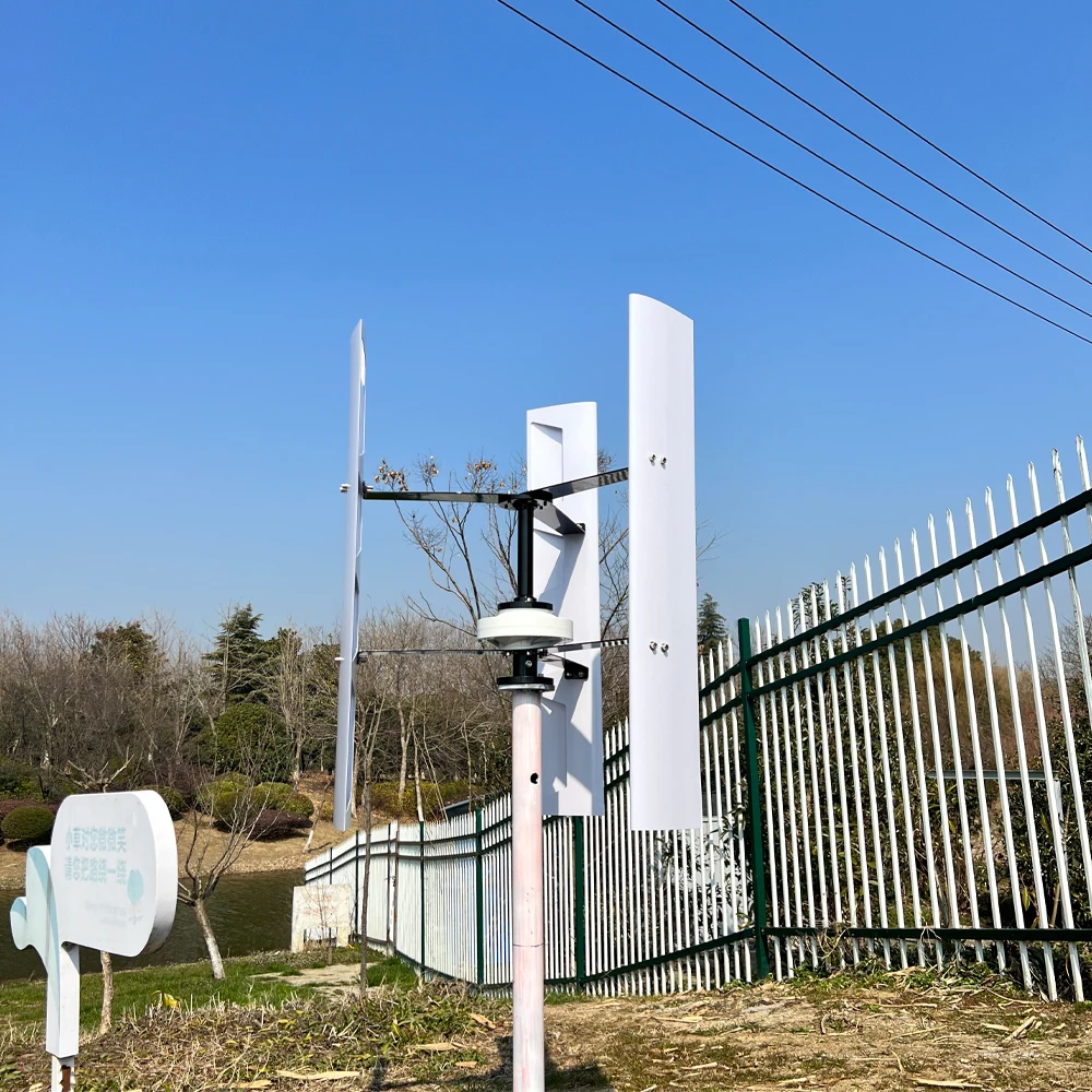 5000w 8000w Vertical Axis Wind Turbine 12V 24V 48V Alternative Energy Generator AC Output Household With Controller Inverter