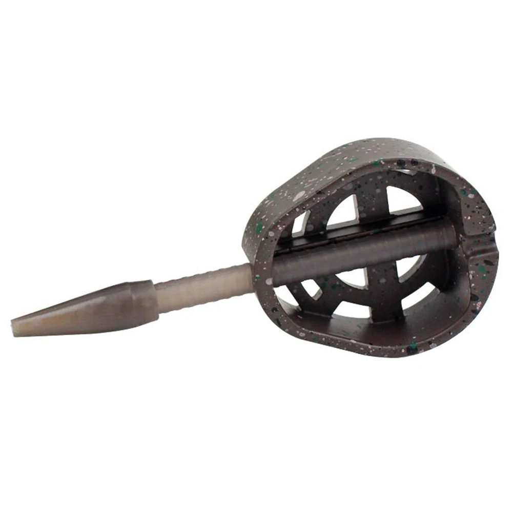 Inline Zinc Feeder Method Alloy Carp Fishing Feeder Cage 25/35g Portable Fishing Accessories Fish Terminal Tackle Tool smile