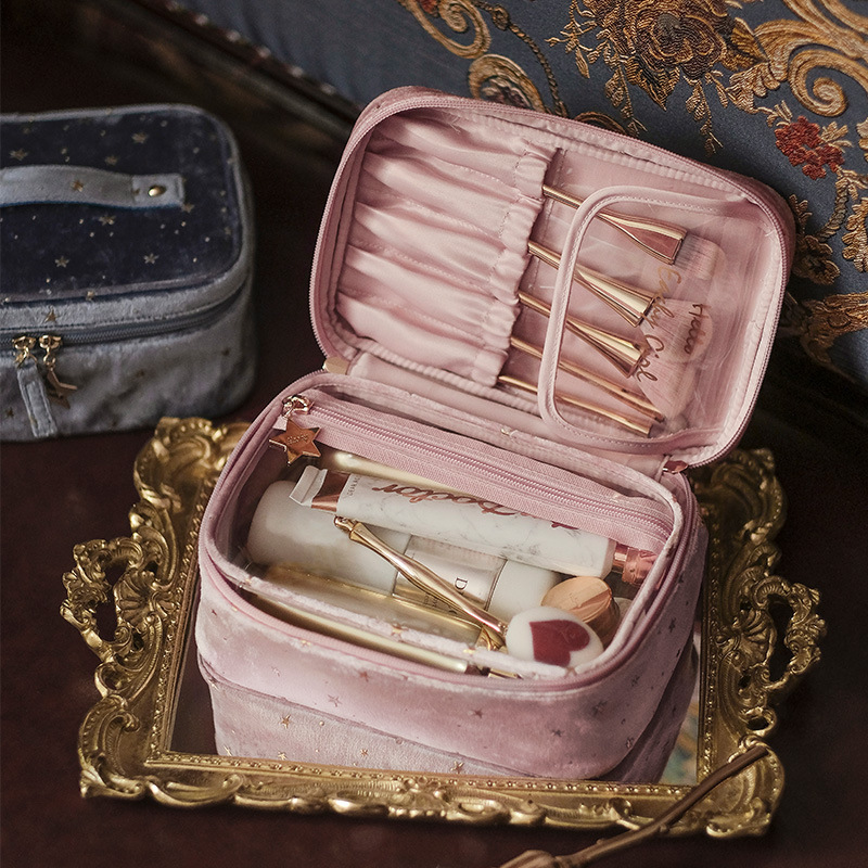 Toiletry Organize Case Storage Waterproof Veet Travel Cosmetic Portable Scrubba Bag ddmysmile Zipper Makeup Pouch Case Female Wash Kit Smile