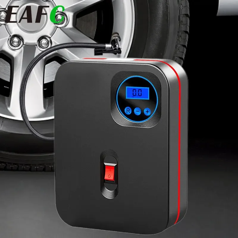 Car Iator 150PSI Tire Pump 120W Tire Compressor Pump Compressor Wireless/Wired Portable Tire Pump For Car Bike Motorcycle RV smile