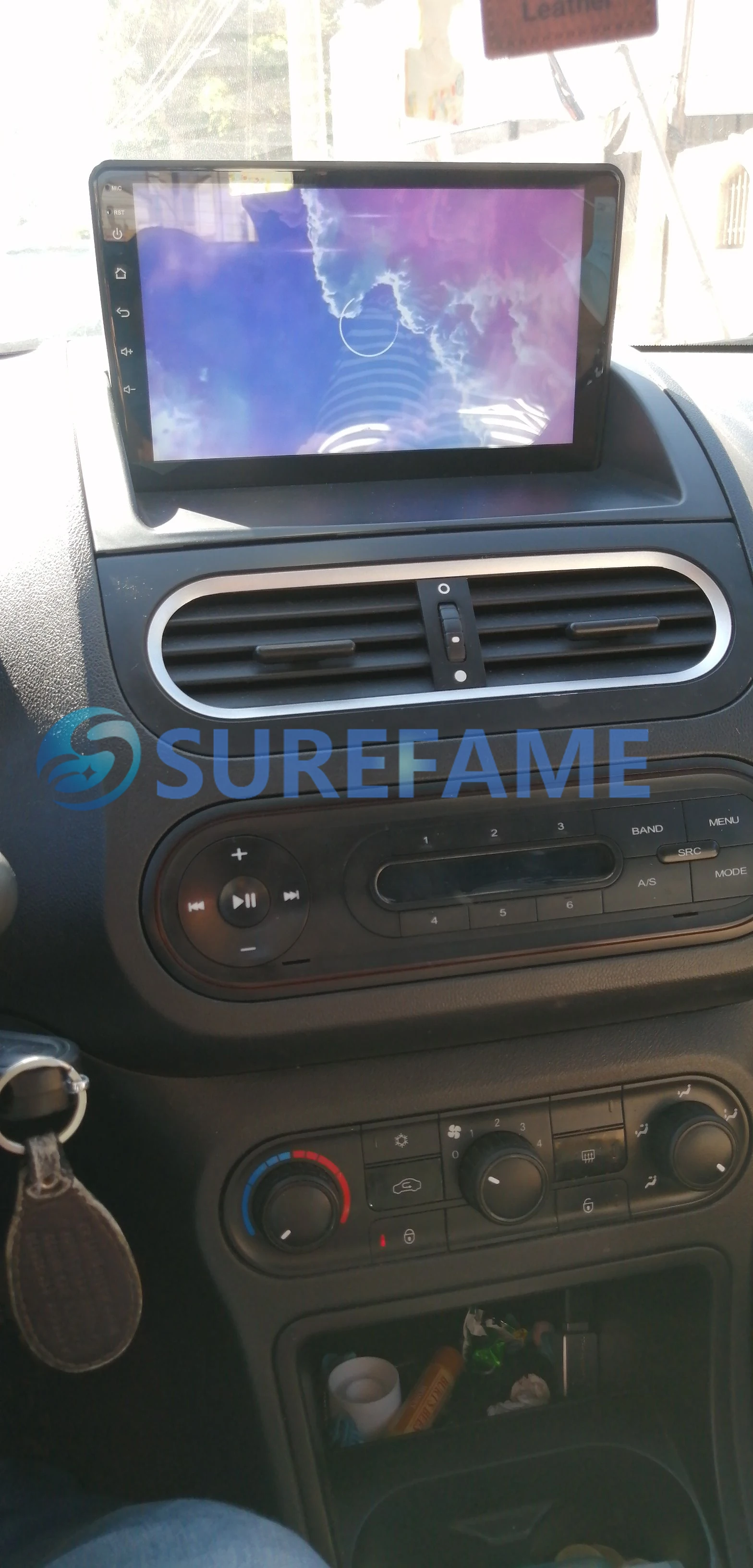 9 inch Car Fascia Radio Panel for 2010-2018 ROVER MG3 MG 3 Dash Kit Install Facia Console Bezel 9inch Plate Trim Adapter Cover