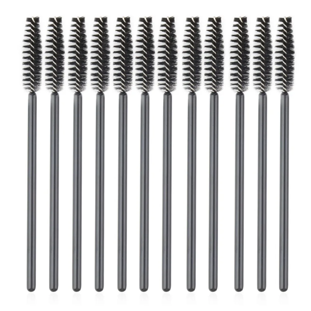 50pcs/lot New make up brush Pink synthetic fiber new Disposable Eyelash Brush Mascara 2025 Applicator Wand Brush Cosmetic Makeup Tool