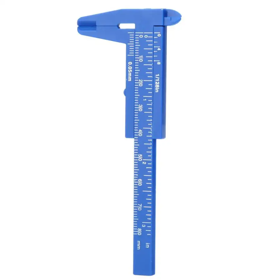 Guide Eyebrow Plastic Caliper Ruler Double Scale Sliding Gauge Reusable Tattoo Permanent Makeup Eyebrow Eyelash Measuring ddmysmile Ruler Smile