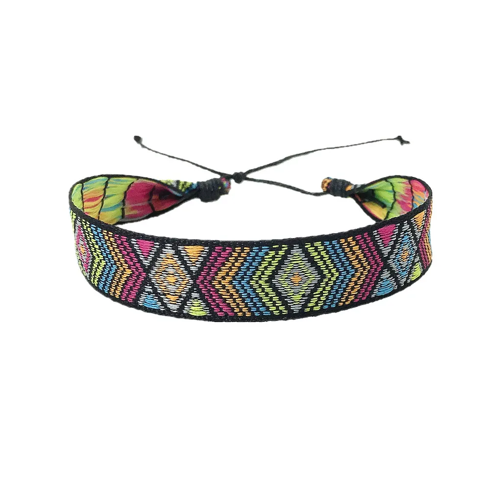 Trendy Colorful Boho Handmade Bohemia Weaved Man Bracelet ddmysmile For Women Ethnic Braided Bracelets &Bangles Jewelry Wholesale Dropship Smile &Bang