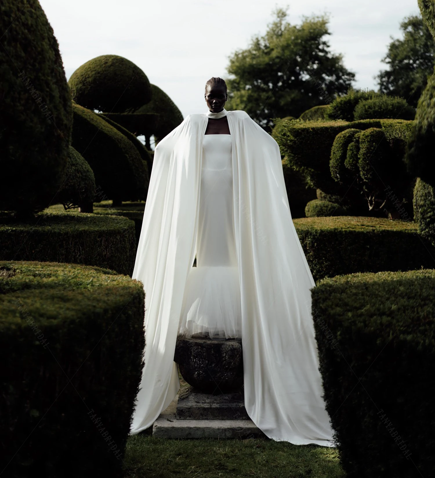 Wedding Cape Simple Extra-Long Elegant Bolero-Style Jacket ddmysmile Zj100 Smile