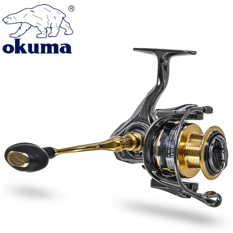 Reel Okuma Baoxiong Rotary G Resistance 13+1 Ball Bearing Sea Fishing Spinning Wheel Type Metal Wire Cup Sub Fish Wire Wheel smile 13+1