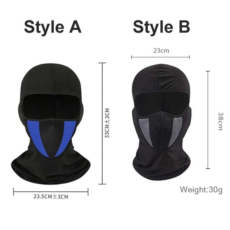 Full Breathable Balaclava Motorcycle ddmysmile Face Mask Motorbike Mask Motocross Helmet Hood Moto Riding Neck Face Hood Moto Accessories Smile