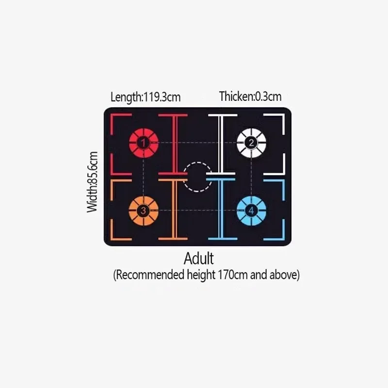 Basketball new Footwork Training Mat Ball Control Practice Rubber Anti-slip 2025 Sound-absorbing Floor Rug Basketball Assistant Accessor