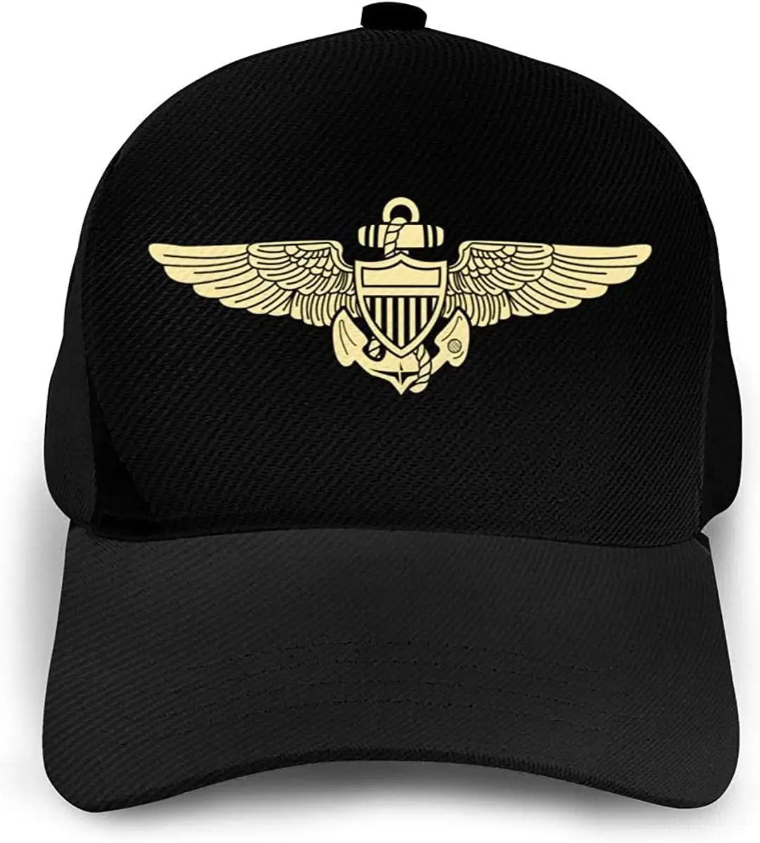 Baseball Naval Classic Cap Aviator Pilot Wings Men Women Golf Hats Plain Cap Unisex Adjustable smile