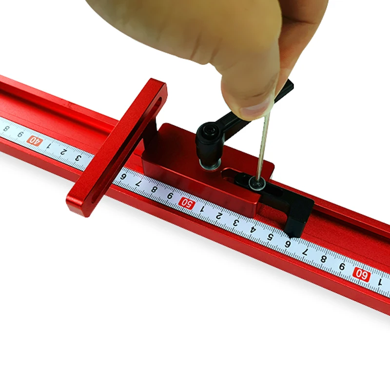 Model 45 Standard Aluminium Alloy Chute T-tracks T Slot 2025 with Miter Track Stop Woodworking Tool for new Woodworking Workbench
