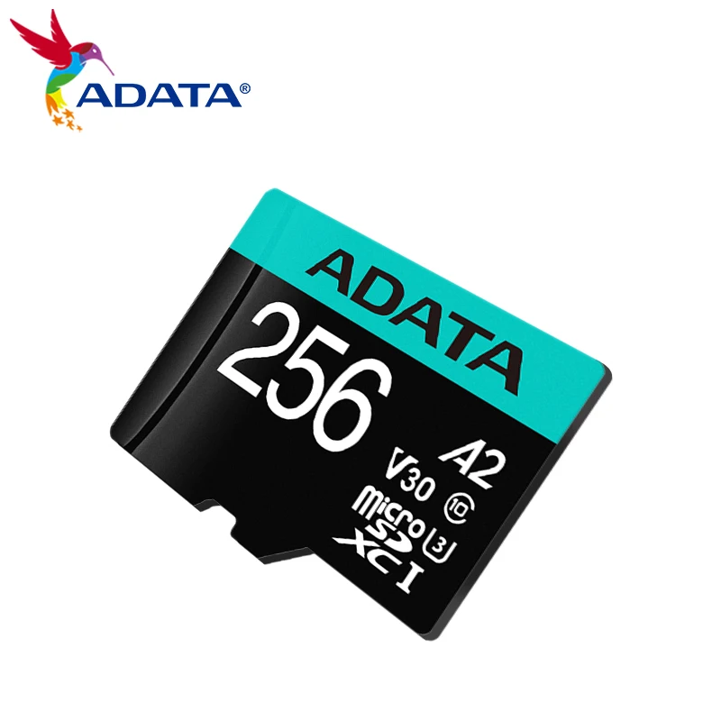 ADATA Micro SD Card 64GB Green 128GB Flash Memory Card SD 256GB U3 4K V30 A2 Microsd 512GB TF Cards for PC Phone and Other