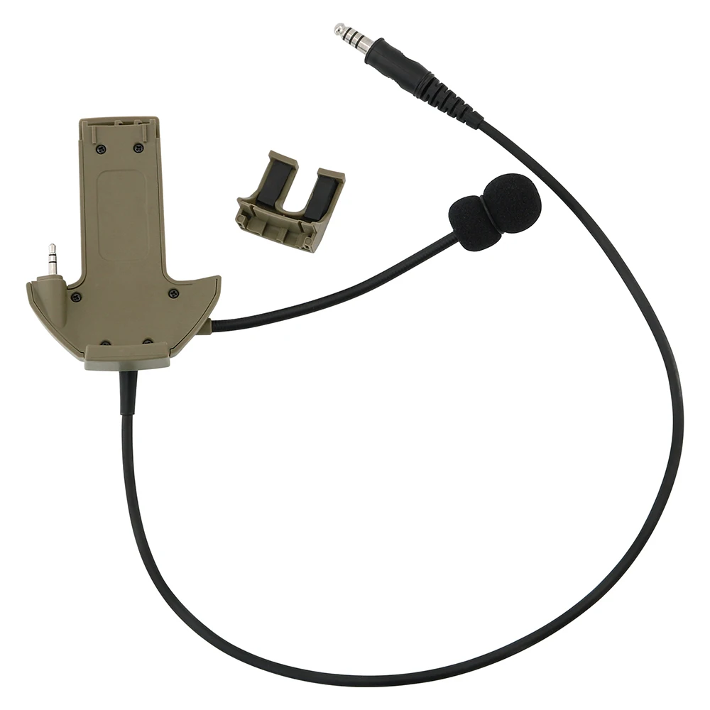 External Mic Kit for Walker's Razor Tactical Headset Electronic Shooting Earmuffs Anti-noise Airsoft Shooting Hunting Headphone