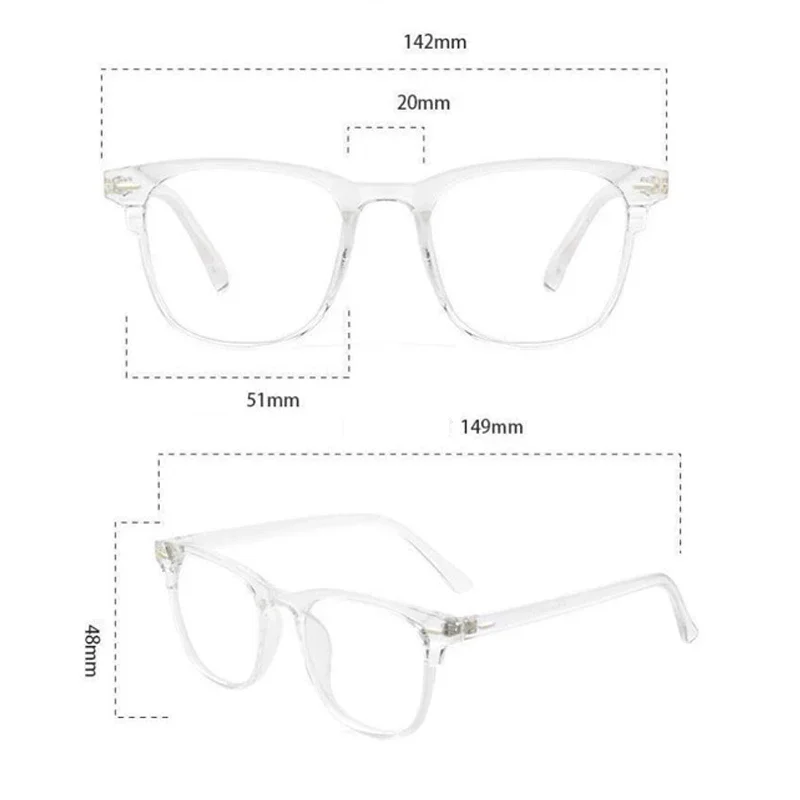 Classic Anti-blue Light Photochromic Myopia 2025 Glasses Ultra Light Eyewear Unisex Oversized Frame Short new Sight Eyeglasses