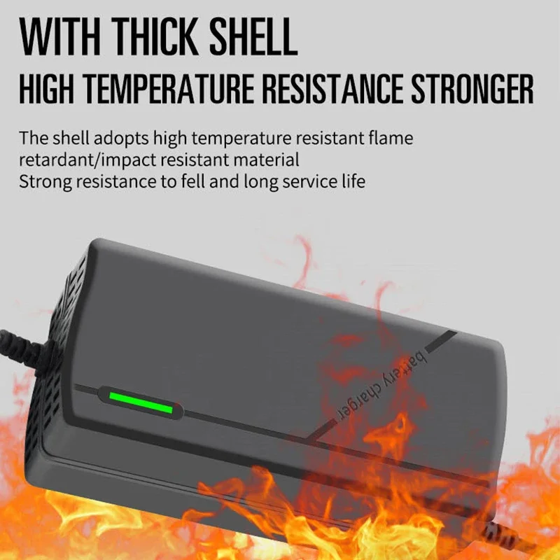 42V 54.6V 58.8V 67.2V 84V 2A Lithium Battery Charger For 18650 10S 13S 14S 16S 20S 36V 48V 52V 60V 72V 2A E-bike Scooter Charger