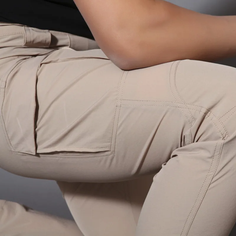 NUONEKO Men's Summer Tactical Pants Quick Dry Hiking Pants Outdoor Sports Trekking Climbing Fishing Hunting Male Trousers PN04