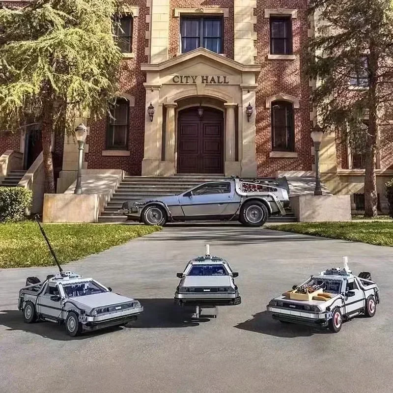 NEW Back to the Future Time Machine Compatible 10300 Building Blocks Technical Car Bricks Construct Toys For Children Gifts