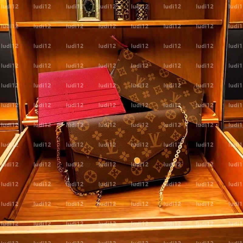 designer bag Original handbag womens crossbody shoulder bag fashion leather chain bags Casual Tote shopping bag envelope bag bucket Bag shell bag 8A baguette bag 120