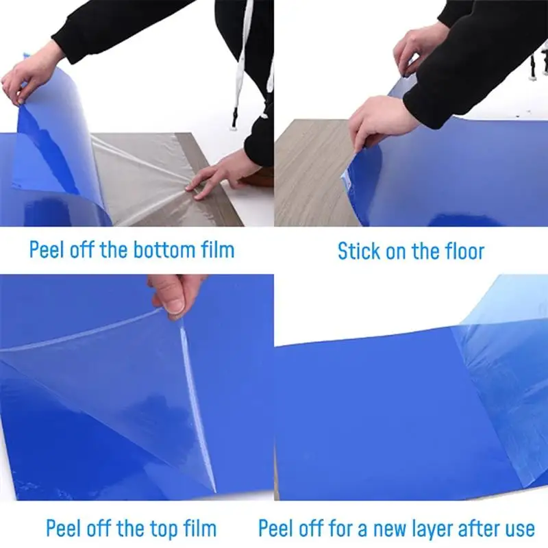 30 new 2025 Sheets Door Entrance Mats Door Floor Sticky Adhesive Mats Shoes Off Dust Pad Peeling Dust Pad Removable Dust Cleaning Mat