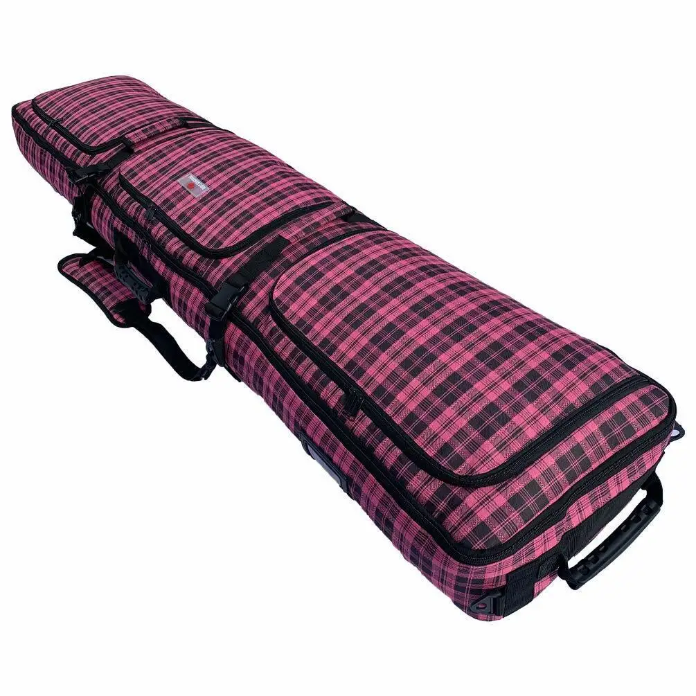 146cm-156cm Padded Travel Snowboard Bag Backpack Ski Board Bag with Wheel