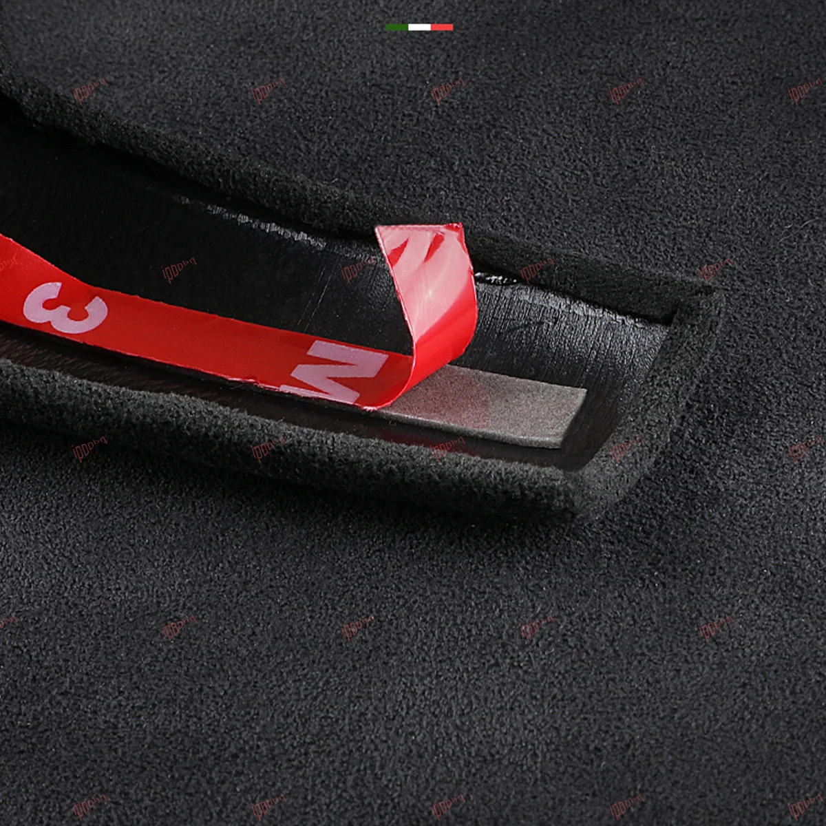 Shifter Knob Gear Black Frame Sticker Cover Interior Head Trim Suede For Mitsubishi Eclipse Cross 2018-2021 smile