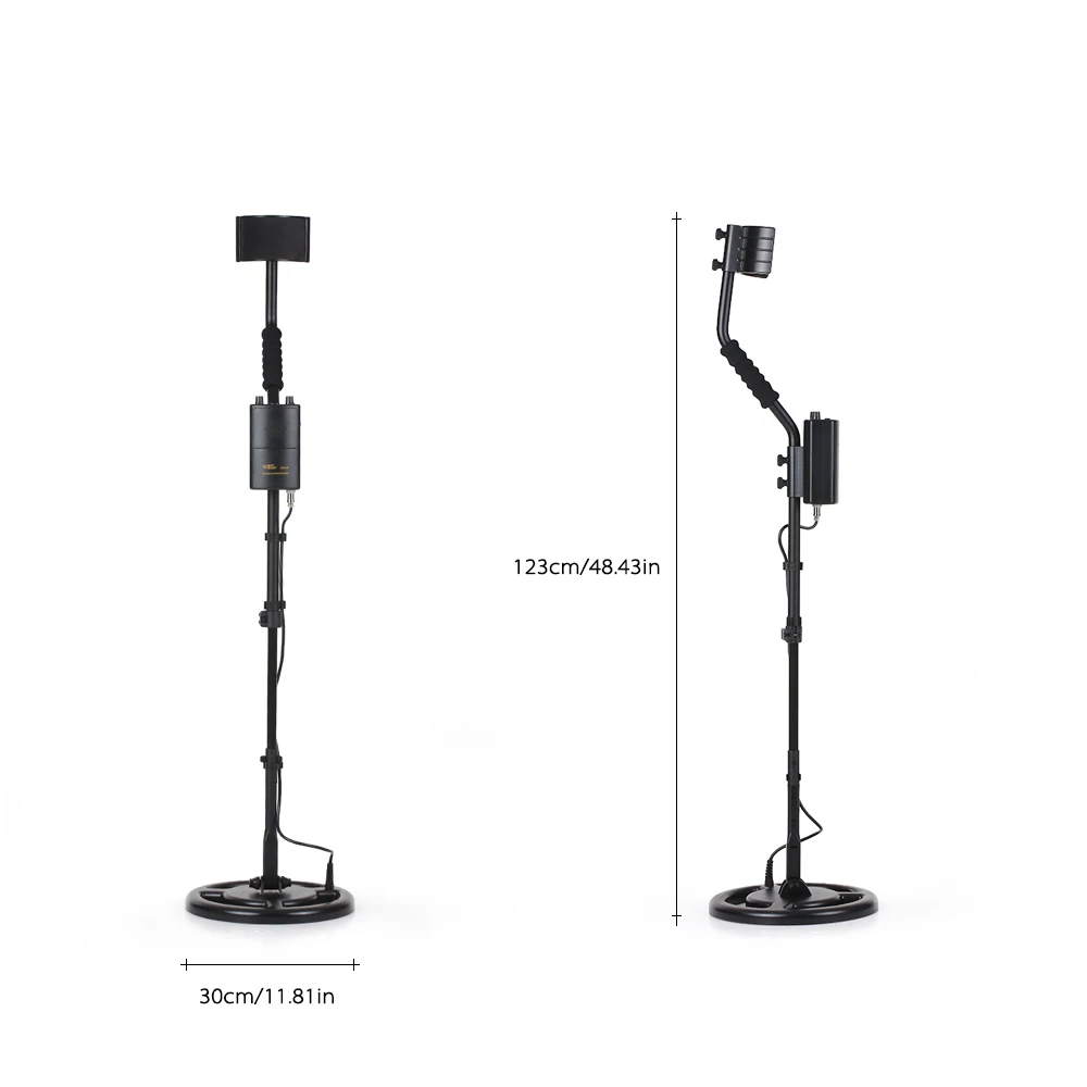 SMART SENSOR Metal Detector Underground Metal Tester with Adjustable Sensitivity Rechargeable Professional Metal Detector Finder