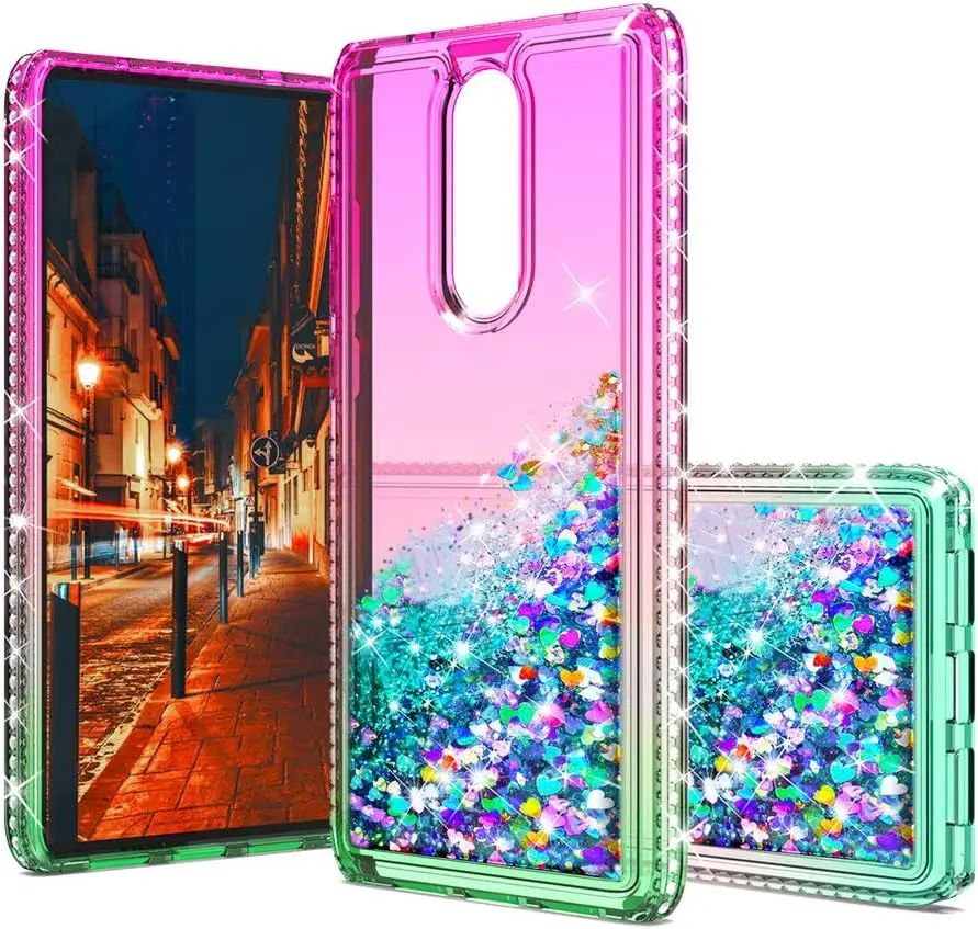 For Coolpad new Legacy/Alchemy Shockproof Glitter Liquid Bling Dia Quicksand Case Transparent 2025 Phone Protective Cover