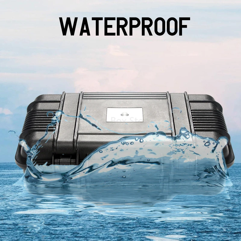 Waterproof Hard Carry Tool Case Bag Organizer Plastic Hard Equipment Case Protective Toolbox Instrument Camera Storage Box