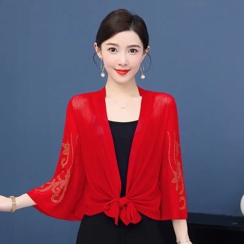 Womens Green Lace Purple Bolero Shrug For Evening Jacket ddmysmile Wedding 3/4 Sleeve Bridal Bolero Floral Cardigan For Prom Party Dresses Smile