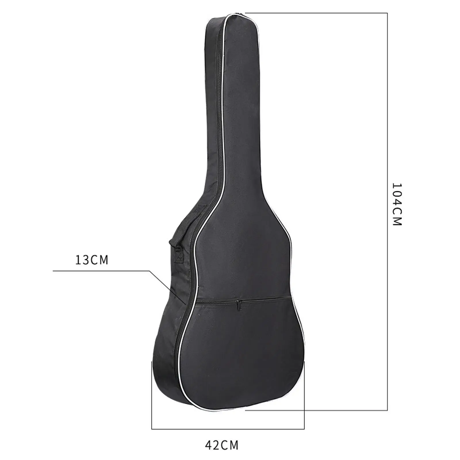 Acoustic Guitar Bag Acoustic Guitar Case with Pocket for Accessories Dustproof Padded Portable Gig Bag for Acoustic Guitars