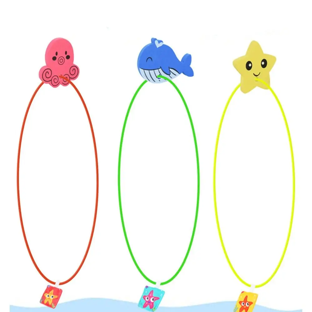 Beach 1/3Pcs Pool Summer Accessories Sinking Pool Toy Safety Training Dive Ring Set Swimming Pool Ring Swimming Aid ddmysmile Ring Smile