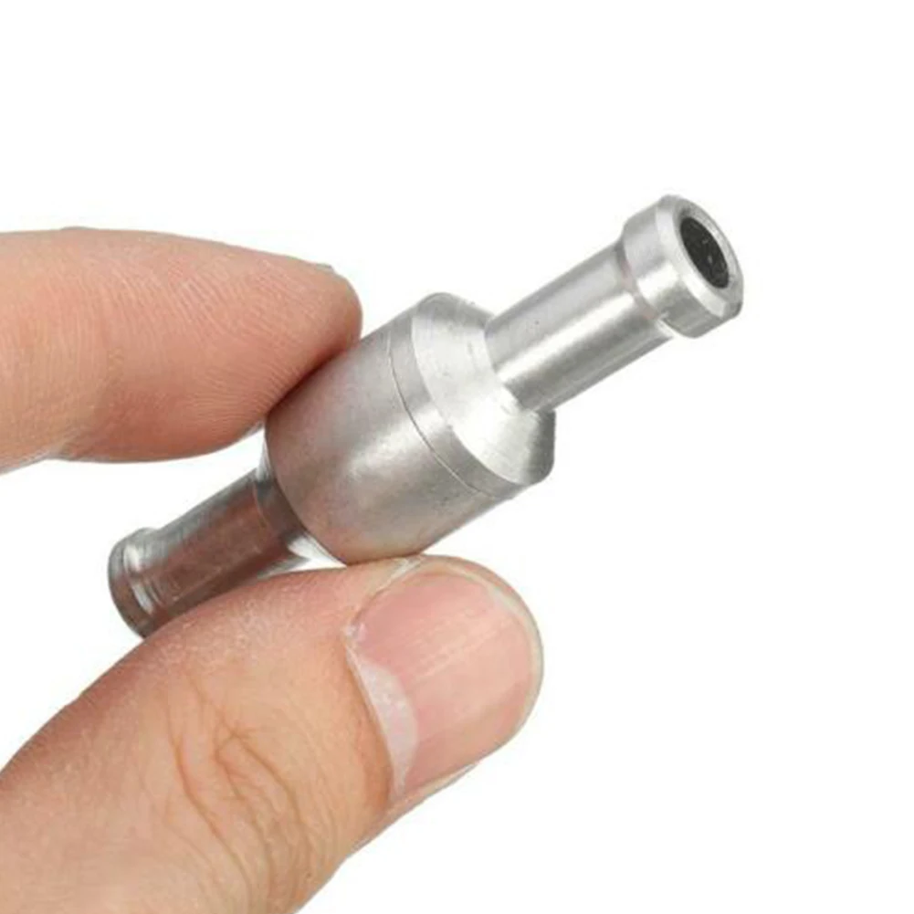 6-12mm Non-return Valve Chrome One-way Non-return Check Valve Auminium Fuel Water Gas Air Vacuum 6mm/8mm/10mm/12mm