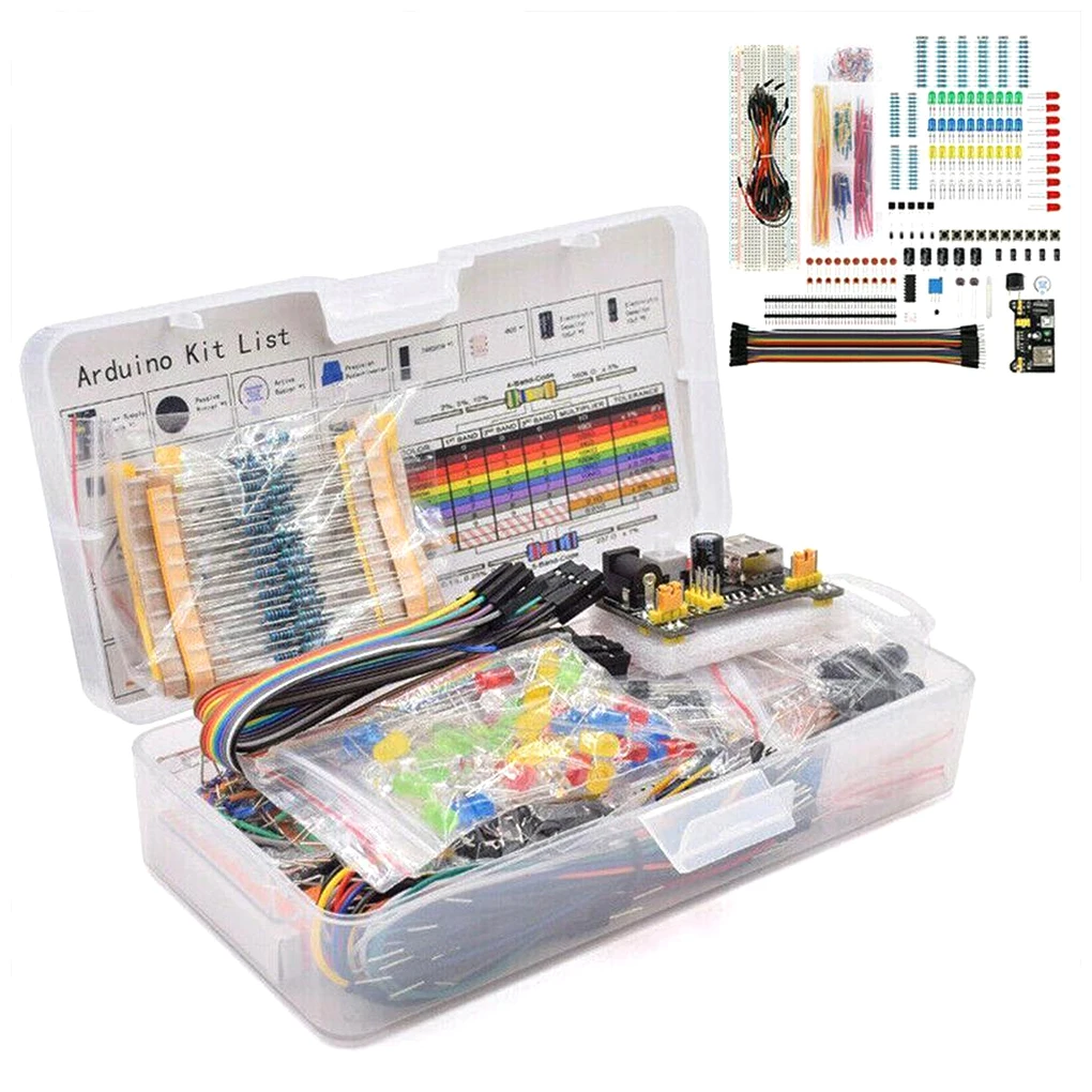 DIY Project Starter Kit For Arduino UNO R3 DIY Electronic Component Set With 830Tie-points Breadboard