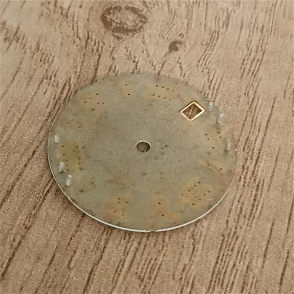 For NH35 Dial Enamel Material Watch Faces 28.5mm Roman Scale Dial Watch Accessories for NH35/NH36/4R/7S Movement Parts
