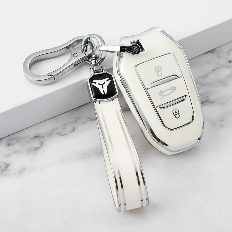 New TPU Car Remote new 2025 Key Case Cover Shell for Peugeot 308 408 508 2008 3008 4008 5008 Citroen C4 C4L C6 C3-XR Picasso DS3 DS4 DS5