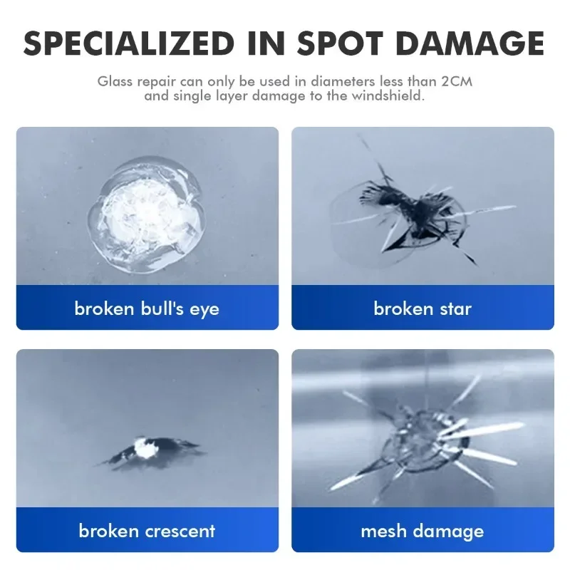 Car Windscreen Crack Repairs Kit DIY Window Quick Fix Repair Tool Glue for Glass Car Glass Scratch Crack Repair Accessories