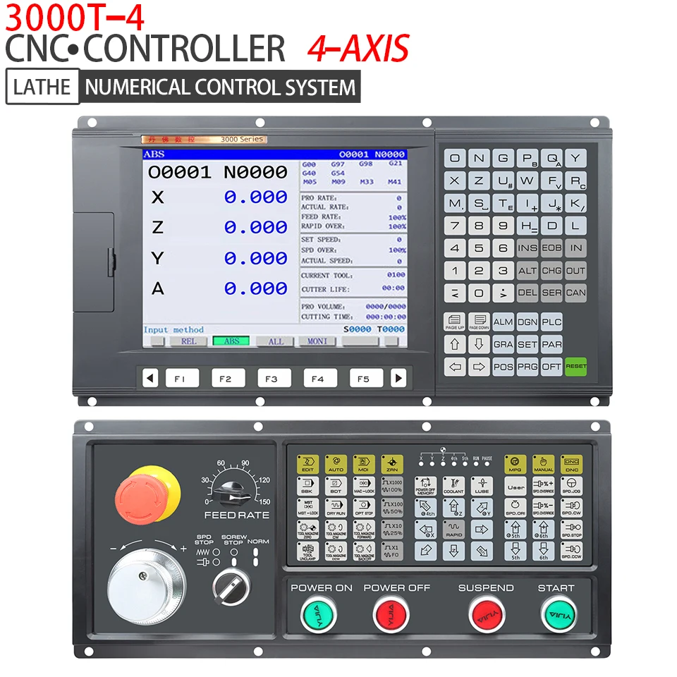 Selling Controller Hot CNC 4 Axis PLC Lathe Control System Kit Similar To GSK Control Panel smile