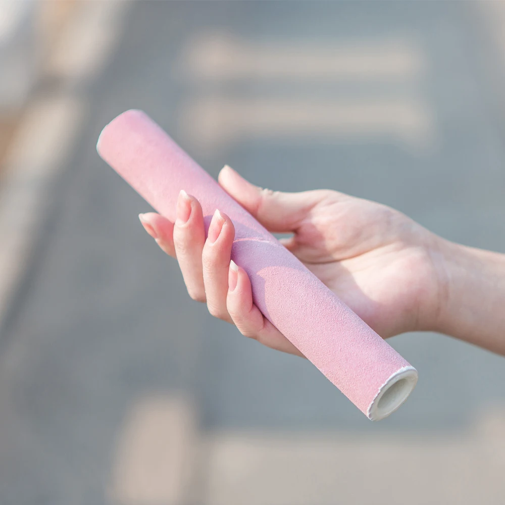 Suede Striker Suede Pink Mallet Best gift for Playing Crystal Singing Bowl smile