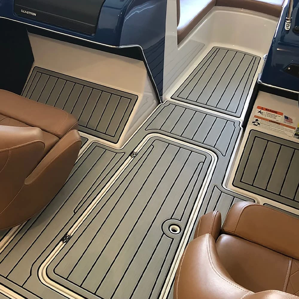 Self-Adhesive EVA Foam Decking Sheet Pads Anti-Skid Faux Teak Synthetic Yacht Marine Boat Flooring Mat Accessories 240*90cm