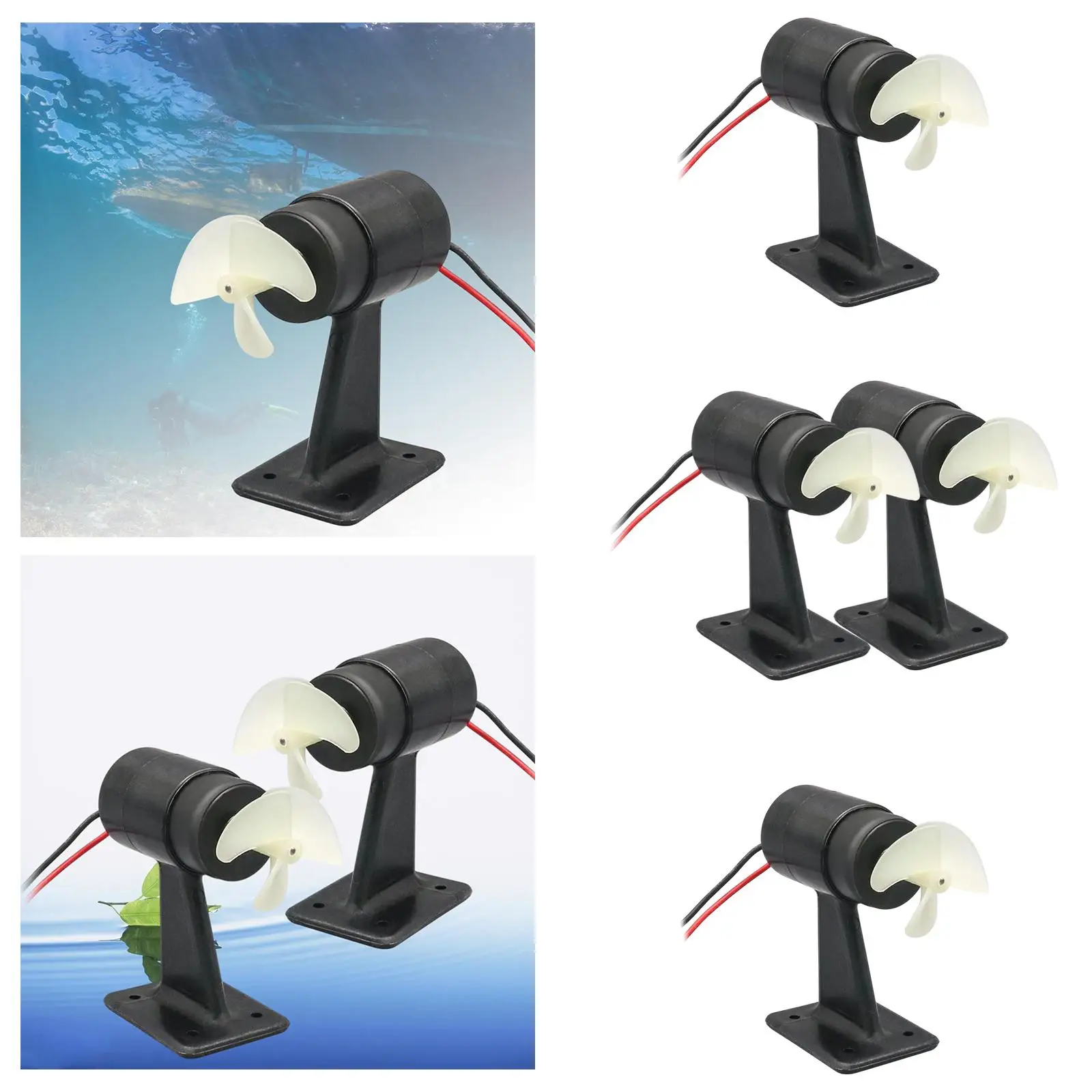 DC 12V 24V Underwater Thruster Motor Engine for RC Ship Fishing Boat Supplies