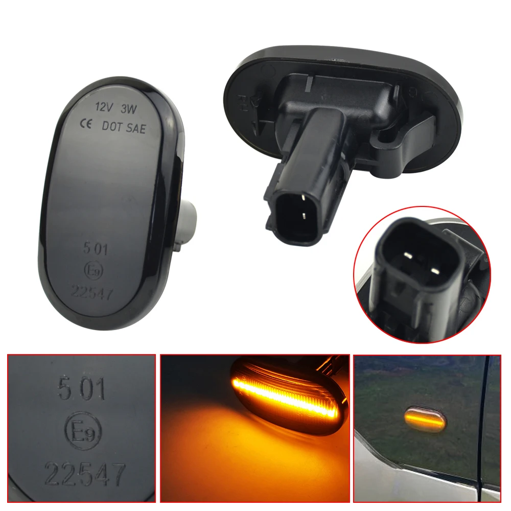 1Pair Super Bright For Suzuki Jimny JB64W Sierra JB74W JB23W Lapin Carry Truck LED Turn Signal Light Flashing Side Repeater Lamp