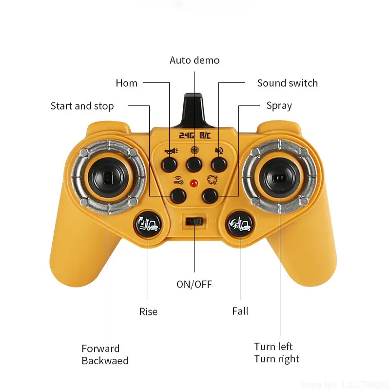 RC Car Remote Control Cars Toys Forklift Truck Cranes Liftable Stunt Car Electric Vehicle for Kids Boys Gift Children Birthday