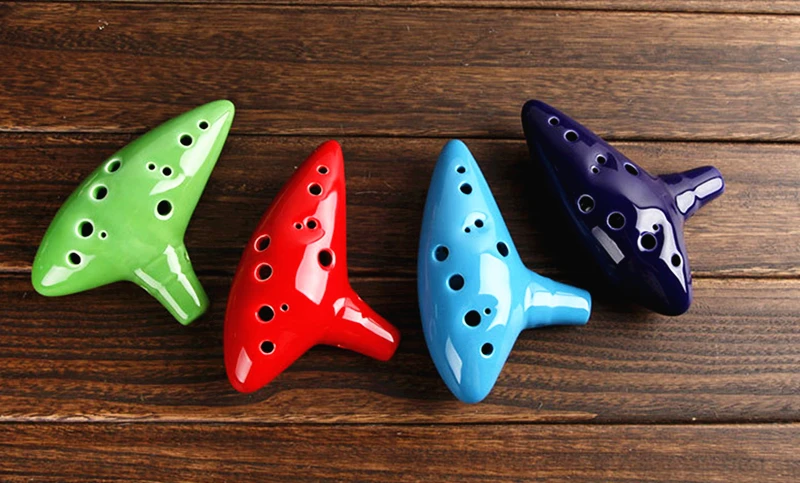 Holes 12 Alto Ocarina C Key Flute Ocarina 12 Holes ALTO AC Ocarina Folk Music Instrument fluta ocarina smile