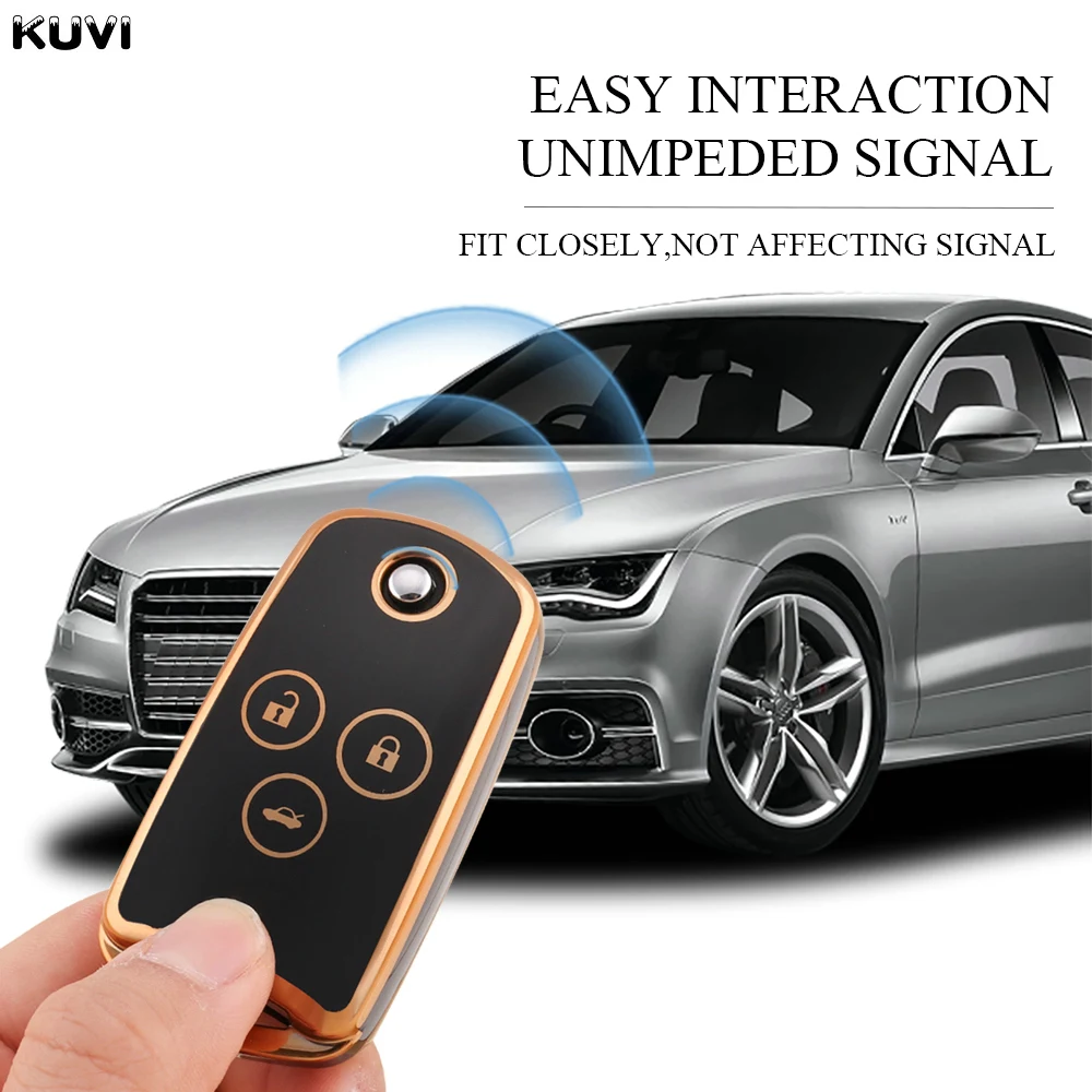 Flip NEW TPU Car Key Cover Case Shell Fob For Honda Civic IX Pilot Accord 8 CRV Jazz HRV MDX TL TSX ZDX RSX Auto Accessories smile