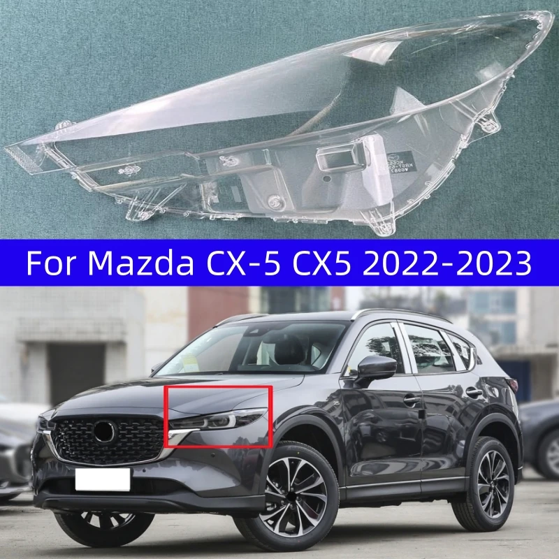 For Mazda CX-5 CX5 2022 2023 Automotive Parts And Accessories Replace A Transparent PC Car Lights Shell Headlights Lampshade
