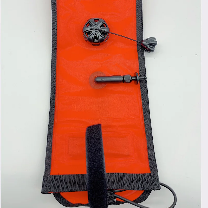 Marker Surface Diving Buoy Set High Visibility Iatable Closed Bottom Signal Tube with SMB Aluminum Spool Finger Reel smile