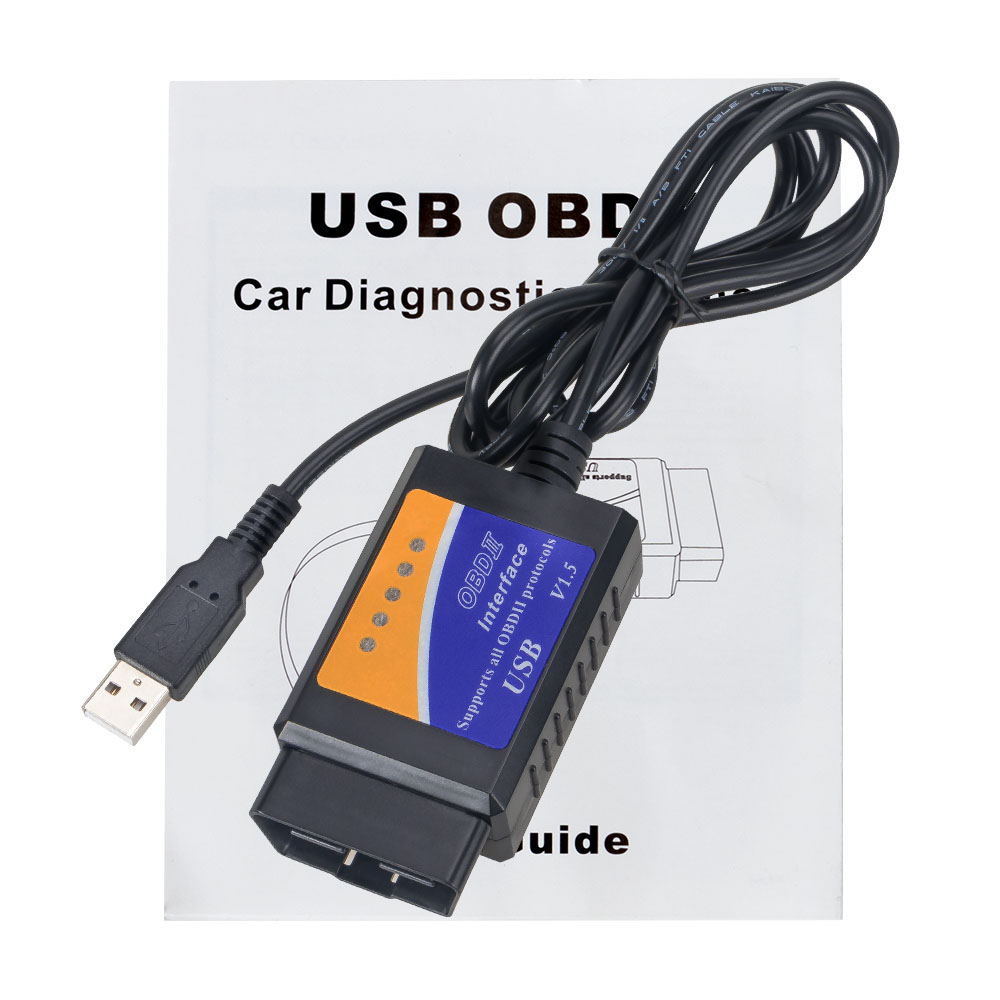 Obd2 USB Elm327 V2.1 Cable Coder Reader Scanner Super Elm 327 V1.5 Bluetooth Wifi For Pc/Android/Ios ddmysmile Auto Diagnostic Tool Smile