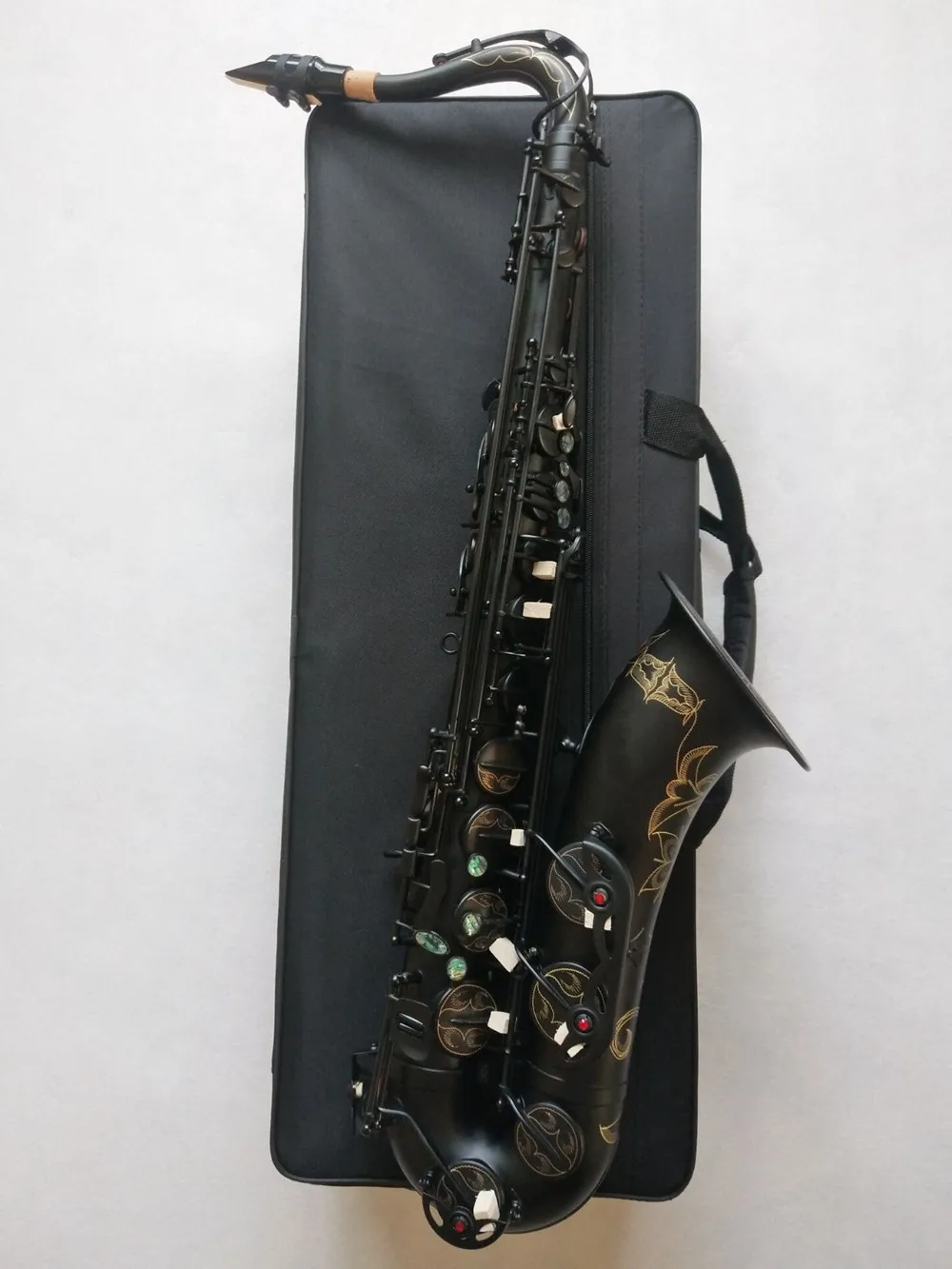 Tenor saxophone T-902 High-quality Matt Black Musical instrument professional playing Tenor Sax With mouthpiece