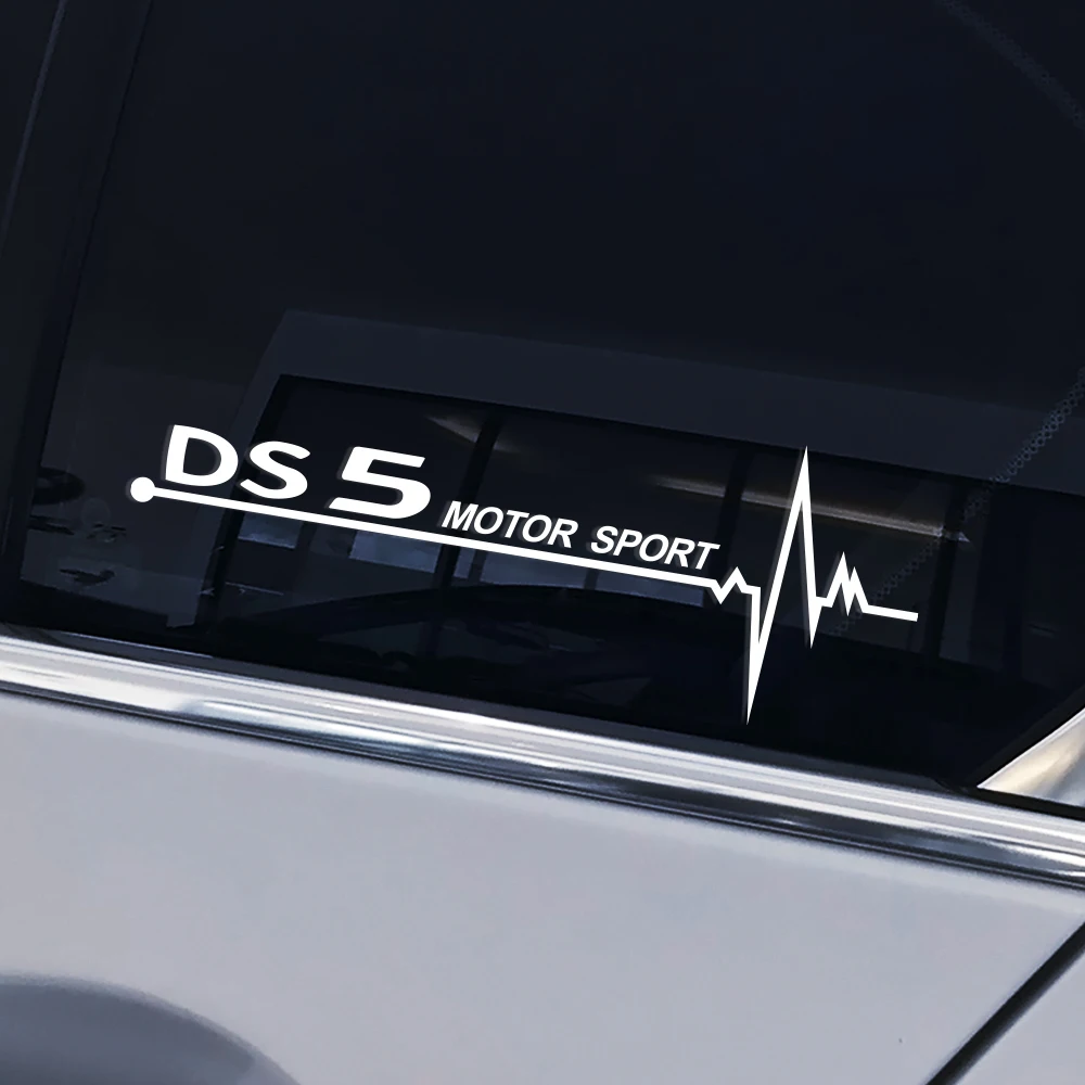 2PCS Car Side Window Stickers Vinyl Film Decals Auto Tuning Accessories For Citroen new DS3 Cabrio DS4 2025 DS5 Prestige 5LS DS6 DS7